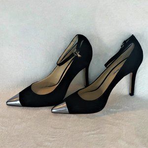 Vero Cuoio Black Suede Heels
